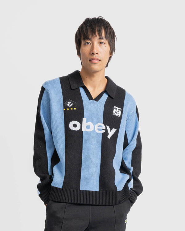 Obey Soccer jersey sweater | 151000090-LBL | AFEW STORE